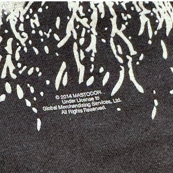 2014 Mastodon Tour Tee Shirt Admat Metal Band Shirt sz M - Picture 5 of 5